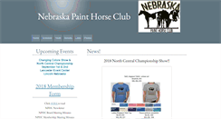 Desktop Screenshot of nebraskapainthorseclub.org